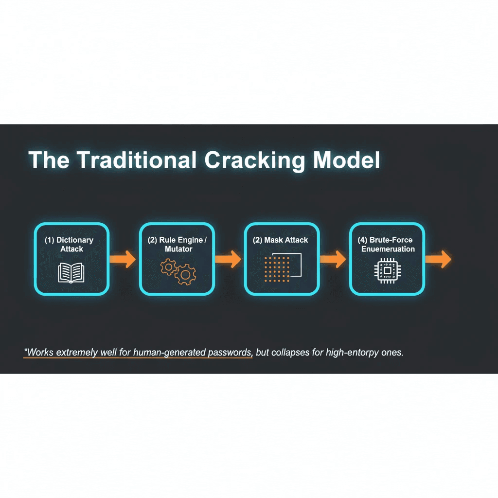 The traditional cracking model